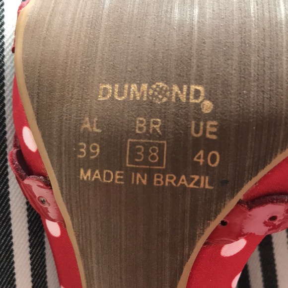 Dumond crochet eyelet heels made in Brazil 🇧🇷 - Picture 5 of 5